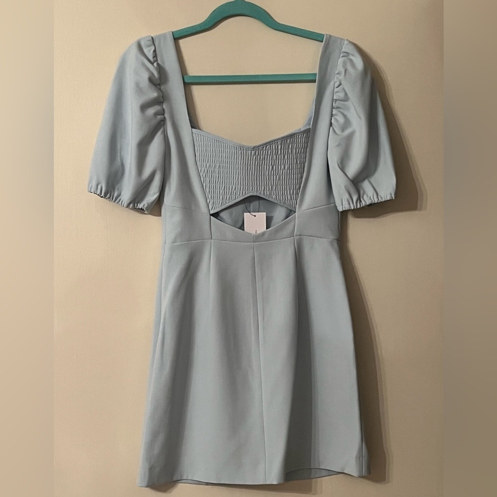 FRENCH CONNECTION BERINA PUFF SLEEVE DRESS - Picture 4 of 6